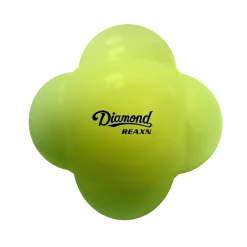 Diamond REAXN 6-Sided Agility Rubber Fielding Ball - Yellow