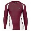 Easton Qualifier Adult Compression Long Sleeve Jersey A164345 Maroon