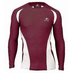 Easton Qualifier Adult Compression Long Sleeve Jersey A164345 Maroon