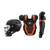 Baseball Easton Elite X Intermediate Catcher's Set - Black Orange