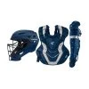 Baseball Easton Elite X Intermediate Catcher's Set - Navy Silver