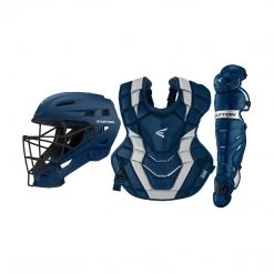 Baseball Easton Elite X Intermediate Catcher's Set - Navy Silver