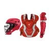 Easton Elite X Intermediate Catcher's Set - Royal Silver