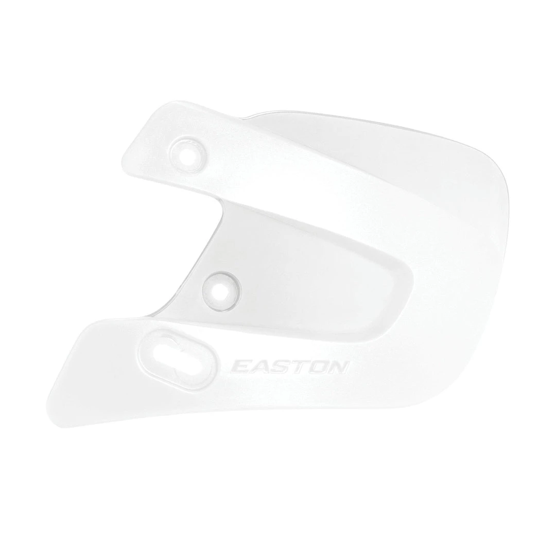 Baseball Easton Helmet Extended Jaw Guard - White 3 Baseball Easton Helmet Extended Jaw Guard - White