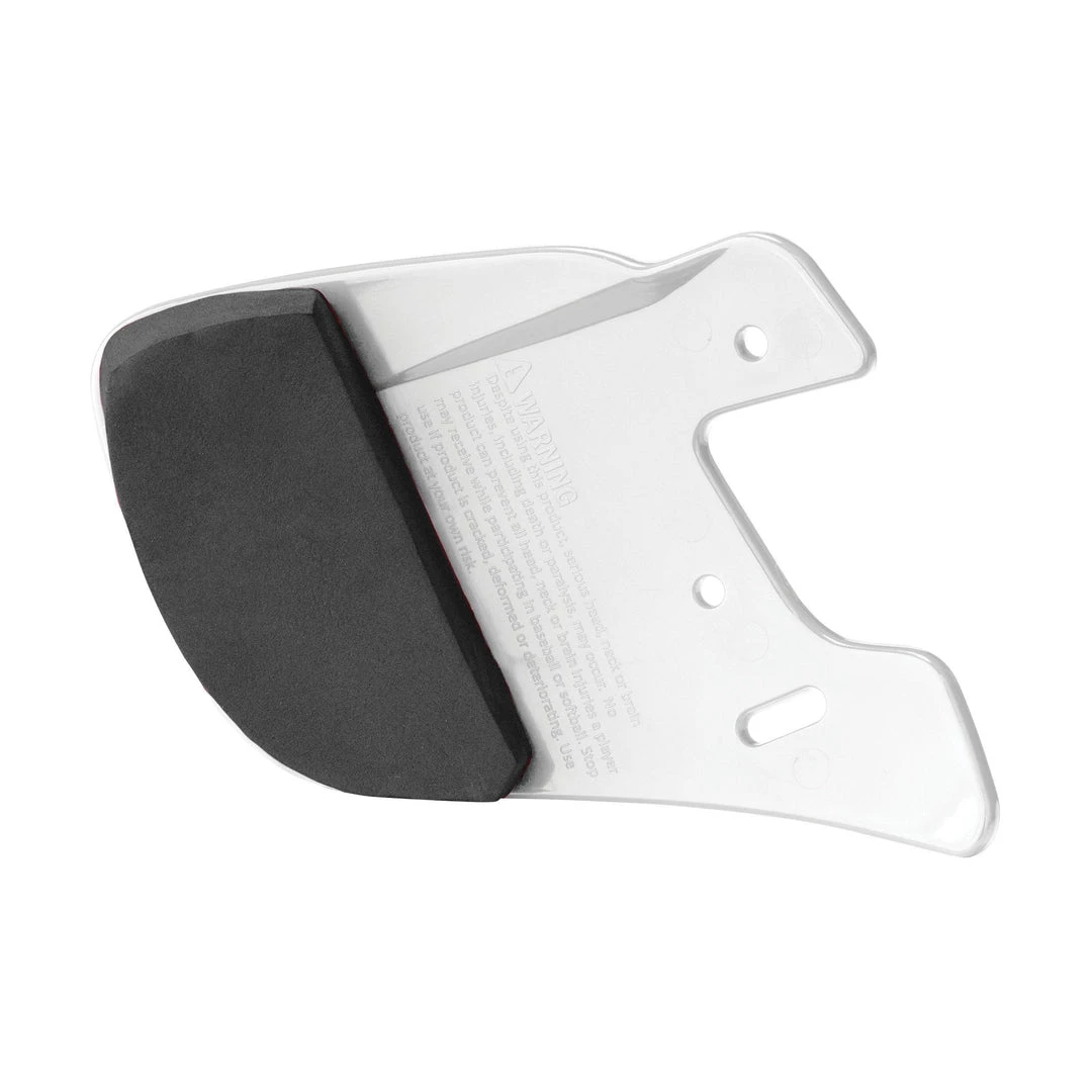 Baseball Easton Helmet Extended Jaw Guard - White 4 Baseball Easton Helmet Extended Jaw Guard - White