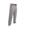 Easton Youth Rival 2 Piped Baseball Pants - Gray Red