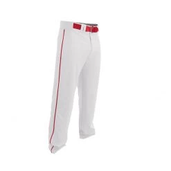 Easton Youth Rival 2 Piped Baseball Pants - White Red