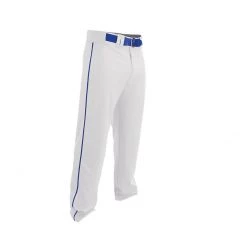 Easton Youth Rival 2 Piped Baseball Pants - White Royal