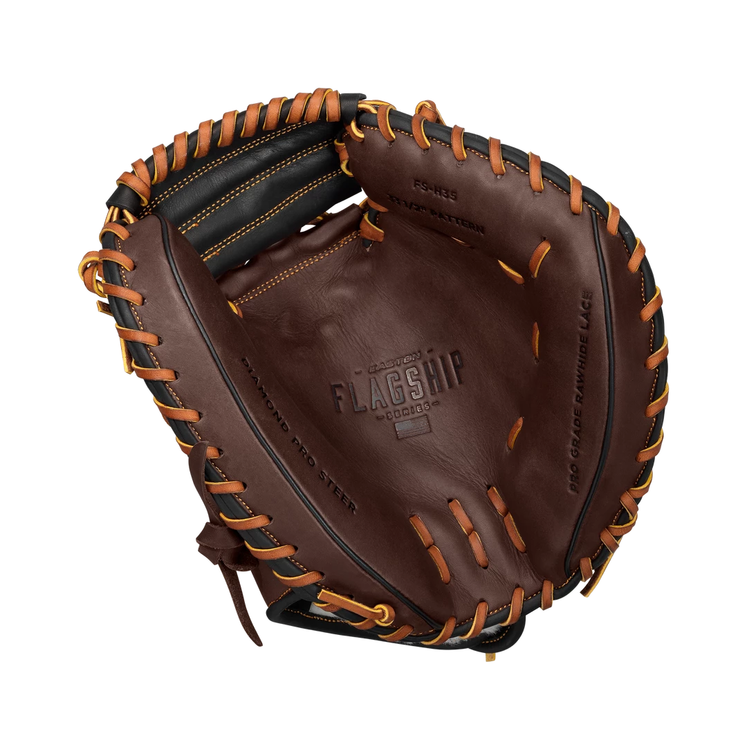 Baseball Easton 2022 Flagship FS-H35 33.50" Catcher's Mitt - Brown Tan 4 Baseball Easton 2022 Flagship FS-H35 33.50" Catcher's Mitt - Brown Tan