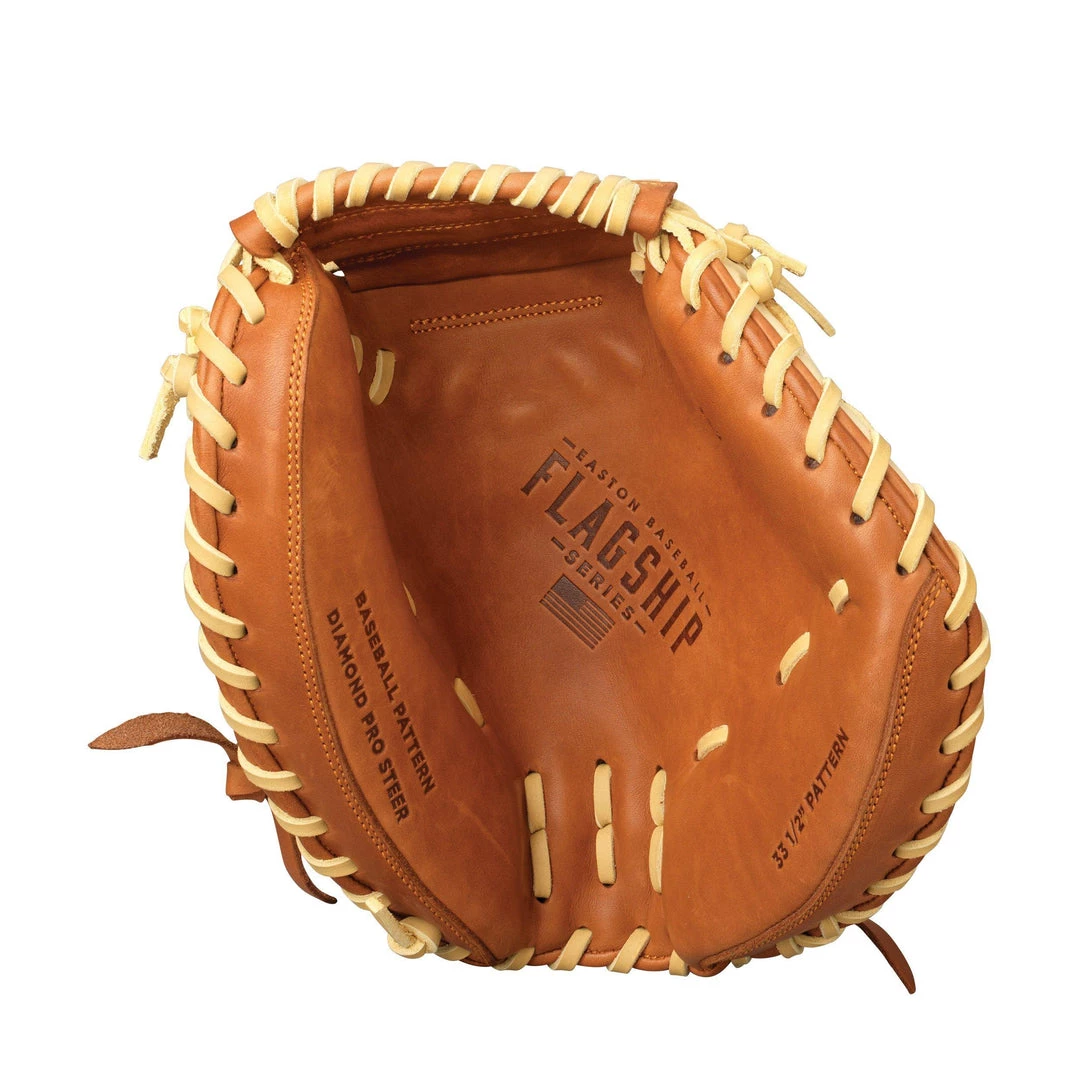 Easton 2019 Flagship FS2CM 33.50" Catcher's Mitt - Tan 4 Easton 2019 Flagship FS2CM 33.50" Catcher's Mitt - Tan