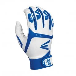 Baseball Easton Gametime Batting Youth Gloves - White Royal