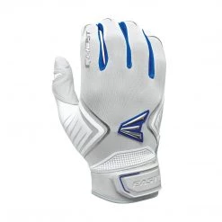 Easton Ghost Fastpitch Batting Gloves - White Royal Softball