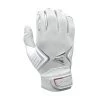 Easton Ghost Fastpitch Batting Gloves - White Softball 2 Easton Ghost Fastpitch Batting Gloves - White Softball