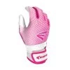 Easton Hyperlite Fastpitch Batting Gloves - White Pink