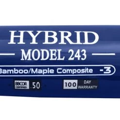 Pinnacle Sports Pinnacle Hybrid Adult Bamboo Maple Model 243 - White Navy Baseball