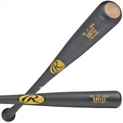 Rawlings Khris Davis Pro Label Wood Birch Bat - Black
