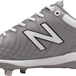 Baseball New Balance L4040v5 Low Cut Metal Cleat - Gray White