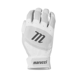Baseball Marucci Badge Coach Pitch T-Ball Batting Glove - White