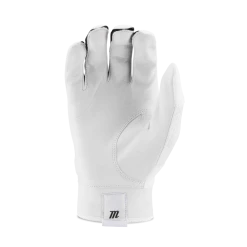 Marucci Adult Quest 2.0 Batting Gloves - White Navy