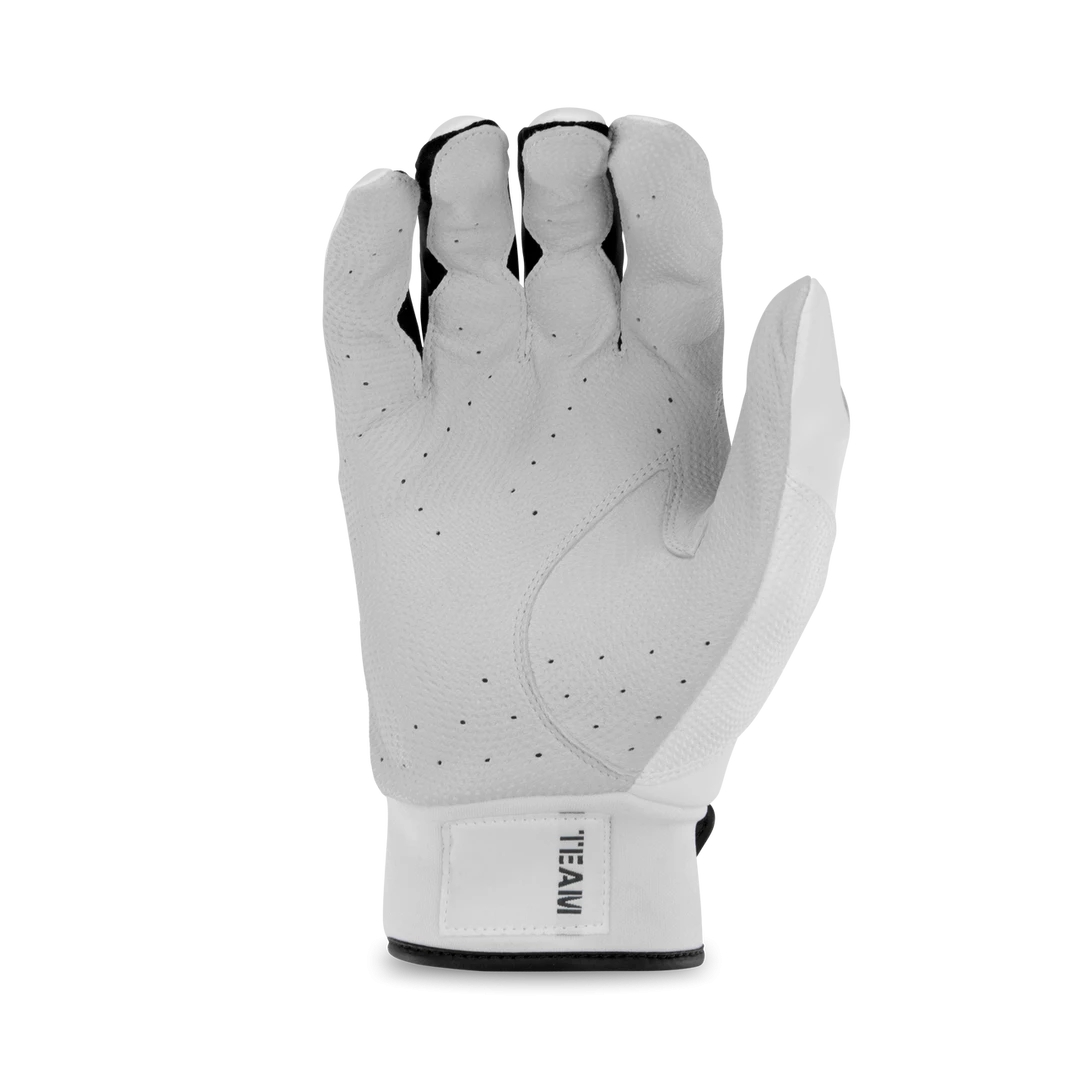 Marucci Adult Signature Batting Gloves - White Navy 4 Marucci Adult Signature Batting Gloves - White Navy