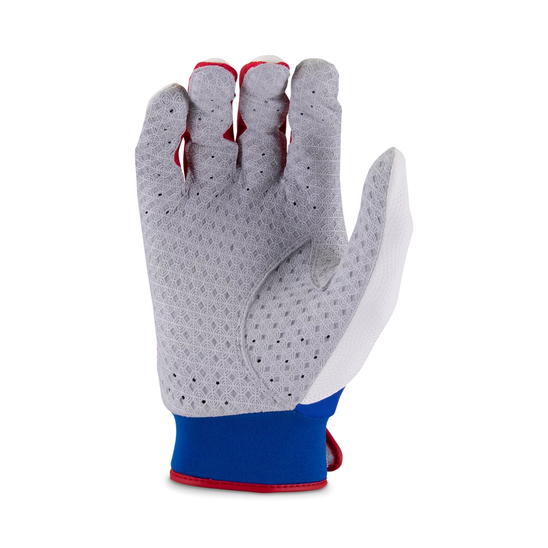 Marucci Tesoro Batting Glove - White Baseball 4 Marucci Tesoro Batting Glove - White Baseball