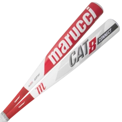 Marucci 2019 Cat Connect (-3) BBCOR Bat - White Red