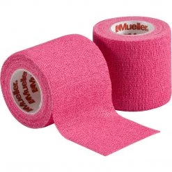 Mueller Cohesive Spatting Tape One Roll 2" X 6 Yds - Pink Baseball