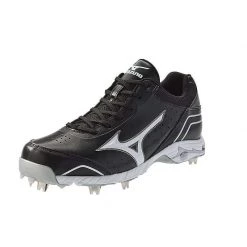 Baseball Mizuno 9-Spike Advanced Classic 7 Low Men's Metal Cleats - Black White