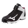 Baseball Mizuno 9-Spike Advanced Swagger 2 Mid Men's Metal Cleats - Black White