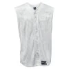 Mizuno Full Button Mesh Sleeveless Jersey - White