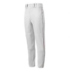 Mizuno Premier Piped Pant - White-Red Baseball