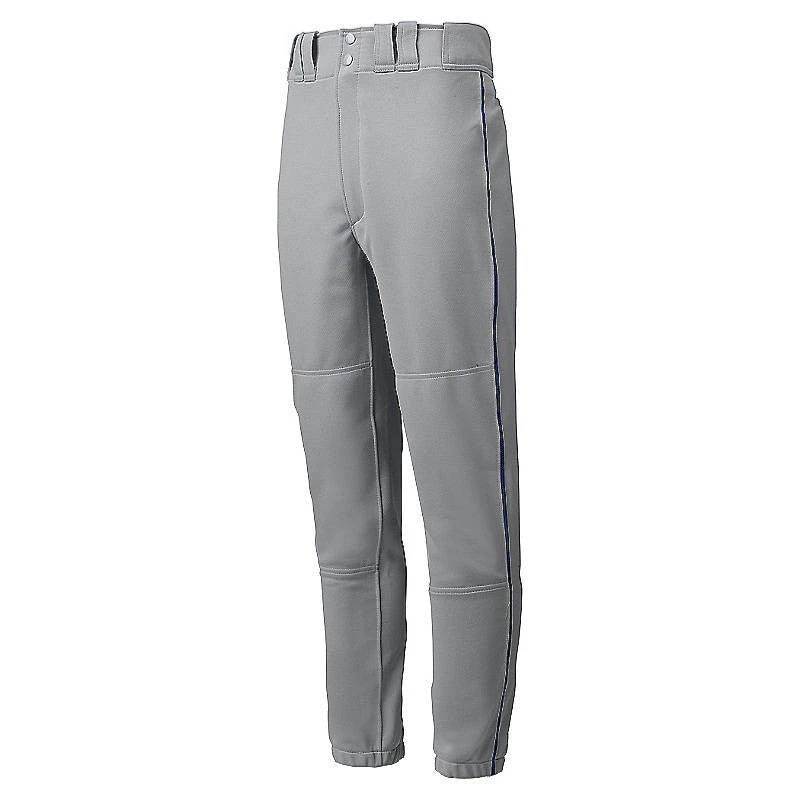 Mizuno Premier Piped Pant - Grey-Navy 3 Mizuno Premier Piped Pant - Grey-Navy