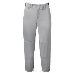 Mizuno Select Belted Low Rise Fastpitch Pant - Grey Baseball