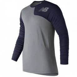 New Balance Seamless X4J Asymmetrical Shirt Left - Navy Baseball