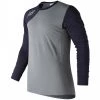 New Balance Seamless X4J Asymmetrical Shirt Right - Navy Baseball