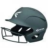 Easton Prowess Matte Helmet With Fastpitch Facemask - Charcoal Softball