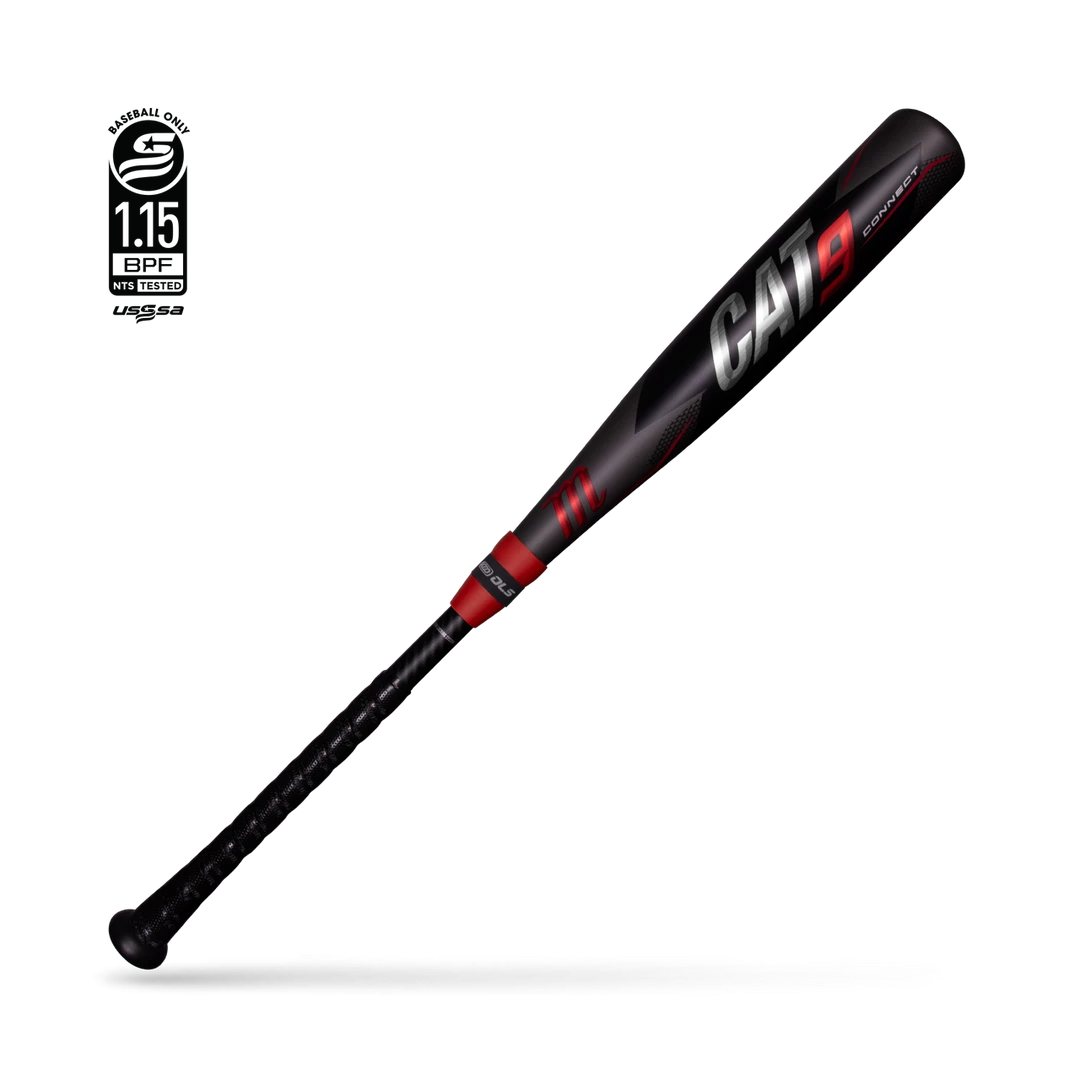 Baseball Marucci Cat9 Connect Senior League (-5) Bat - Black Red 3 Baseball Marucci Cat9 Connect Senior League (-5) Bat - Black Red