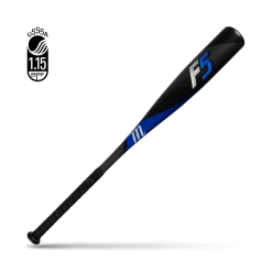 Baseball Marucci F5 Senior League (-10) 2 3/4" Bat - Black Blue
