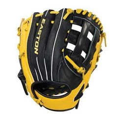 Easton Future Elite Youth 11.00" Infield Glove - Brown Yellow White Baseball