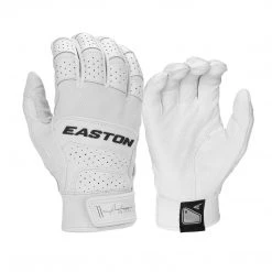 Baseball Easton Professional Collection Batting Gloves - White White 7 Baseball Easton Professional Collection Batting Gloves - White White