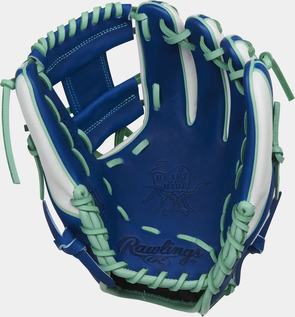 Rawlings 2022 Heart Of The Hide R2G 11.50" Infield I-Web Glove PROR314-2RW - Royal White Baseball 4 Rawlings 2022 Heart Of The Hide R2G 11.50" Infield I-Web Glove PROR314-2RW - Royal White Baseball