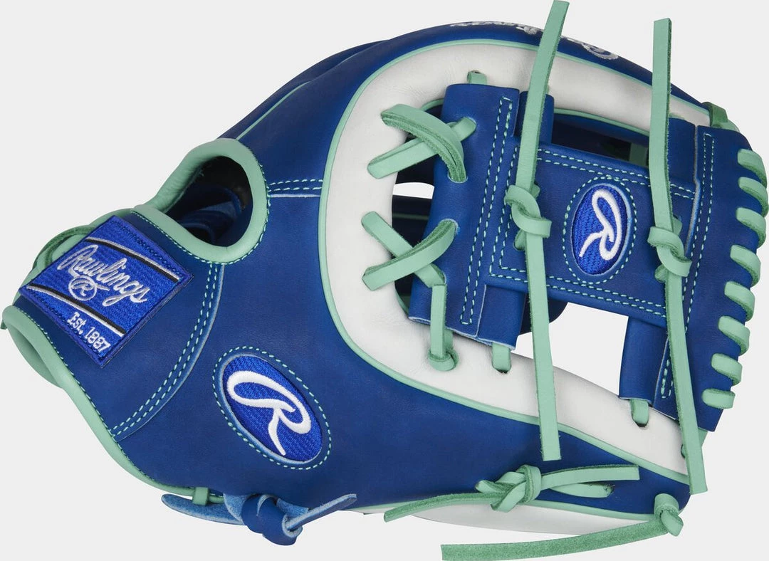 Rawlings 2022 Heart Of The Hide R2G 11.50" Infield I-Web Glove PROR314-2RW - Royal White Baseball 5 Rawlings 2022 Heart Of The Hide R2G 11.50" Infield I-Web Glove PROR314-2RW - Royal White Baseball