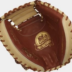 Baseball Rawlings 2022 Pro Preferred 33.00" Catcher's Mitt PROSCM33BRC - Tan Cork