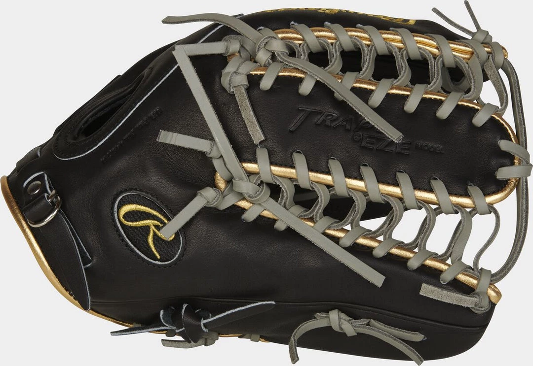 Rawlings 2021 Pro Preferred 12.75" Outfield Glove, Mike Trout Pattern PROSMT27B - Black Gray Baseball 5 Rawlings 2021 Pro Preferred 12.75" Outfield Glove, Mike Trout Pattern PROSMT27B - Black Gray Baseball