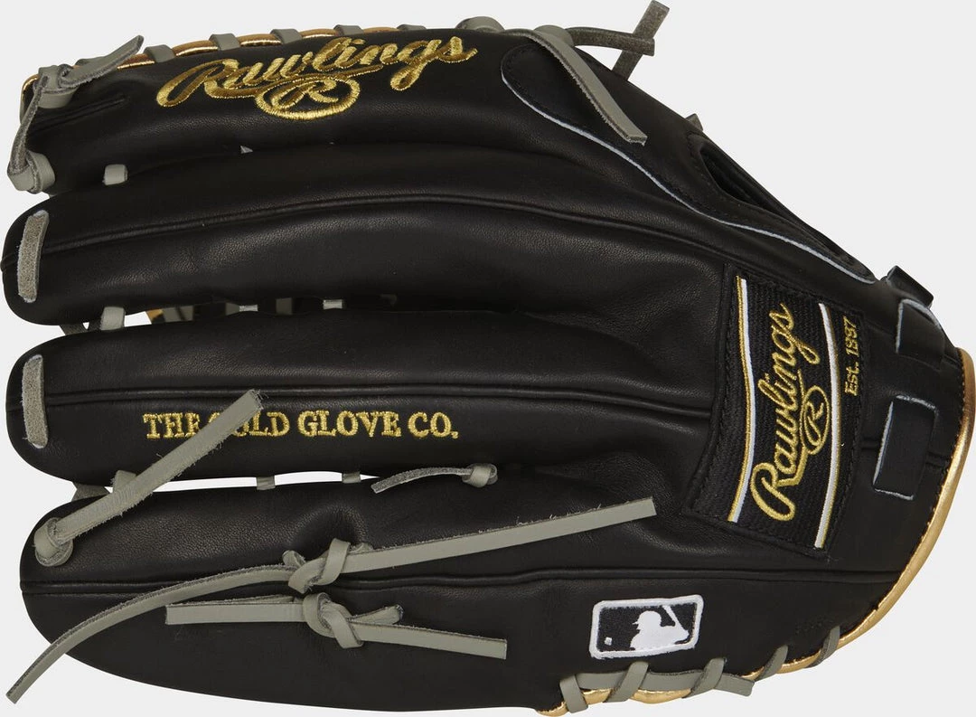 Rawlings 2021 Pro Preferred 12.75" Outfield Glove, Mike Trout Pattern PROSMT27B - Black Gray Baseball 6 Rawlings 2021 Pro Preferred 12.75" Outfield Glove, Mike Trout Pattern PROSMT27B - Black Gray Baseball