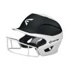 Easton Prowess Fastpitch Helmet Two Tone With Mask - White Black