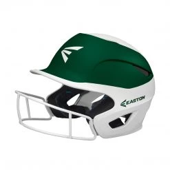 Easton Prowess Fastpitch Helmet Two Tone With Mask - White Green Softball