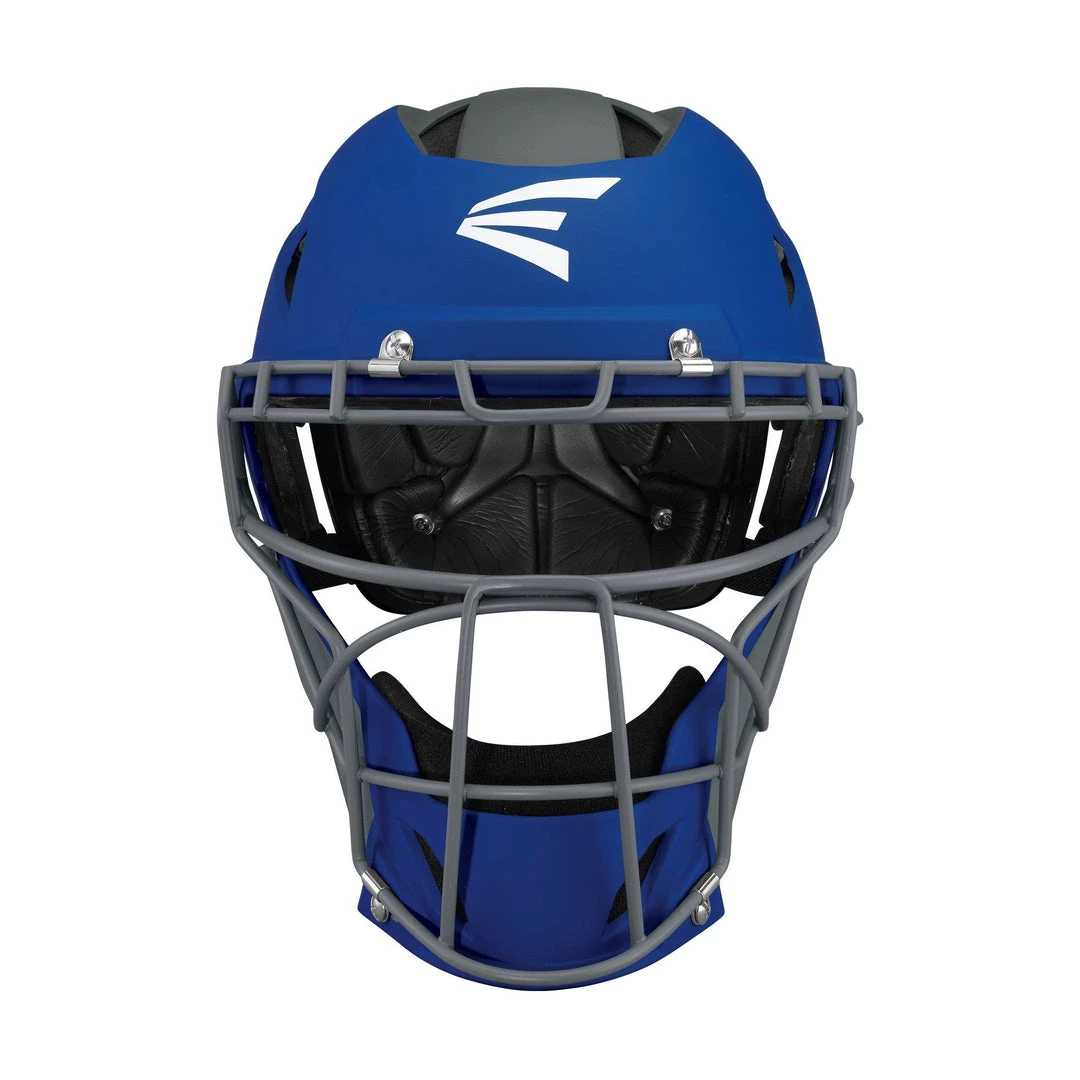Easton Prowess Fastpitch Matte Catcher's Helmet - Royal 4 Easton Prowess Fastpitch Matte Catcher's Helmet - Royal