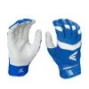 Baseball Easton Pro X Adult Batting Gloves - White Royal 1 Baseball Easton Pro X Adult Batting Gloves - White Royal