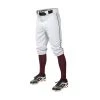Easton Pro+ Piped Knicker Youth Baseball Pant - White Maroon